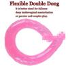 Double-Ended Skin-Friendly Odorless Realistic Dildo for Unisex Use and Solo Play