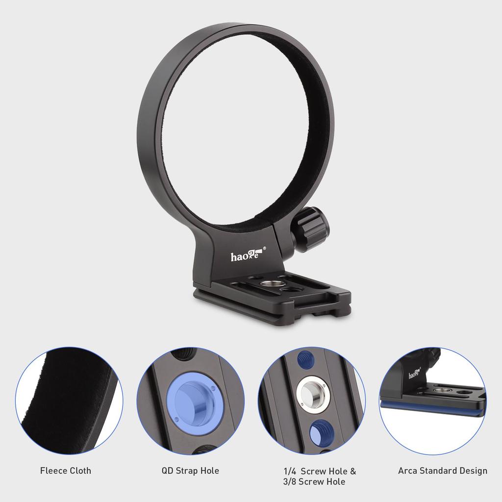 Haoge Tamron Di III VXD A058 Lens Stand Base Foot Tripod Mount Ring with Quick Release Plate 35-150mm F/2-2.8 Built-in Arca-Type