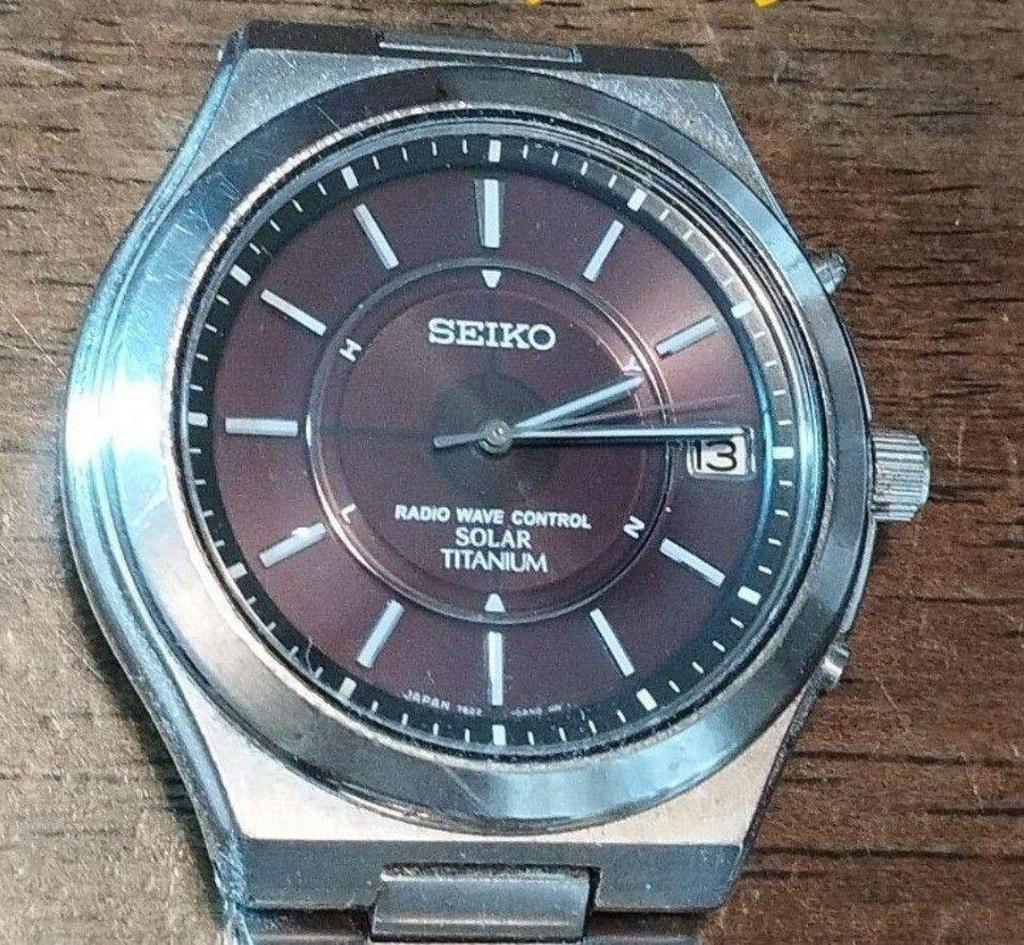 [USED] BB36 Seiko Titanium Radio-Controlled Solar Watch with Date