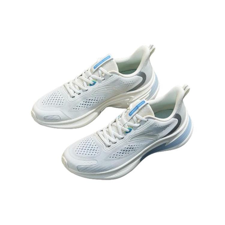 Anta Running Collection Slip Resistant Abrasion Resistant Low Top Running Shoes Men's White Blue 112325542-1