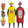 Halloween Snack Party Cosplay Costume For Adults With Polyester Fabric For Stage Performances