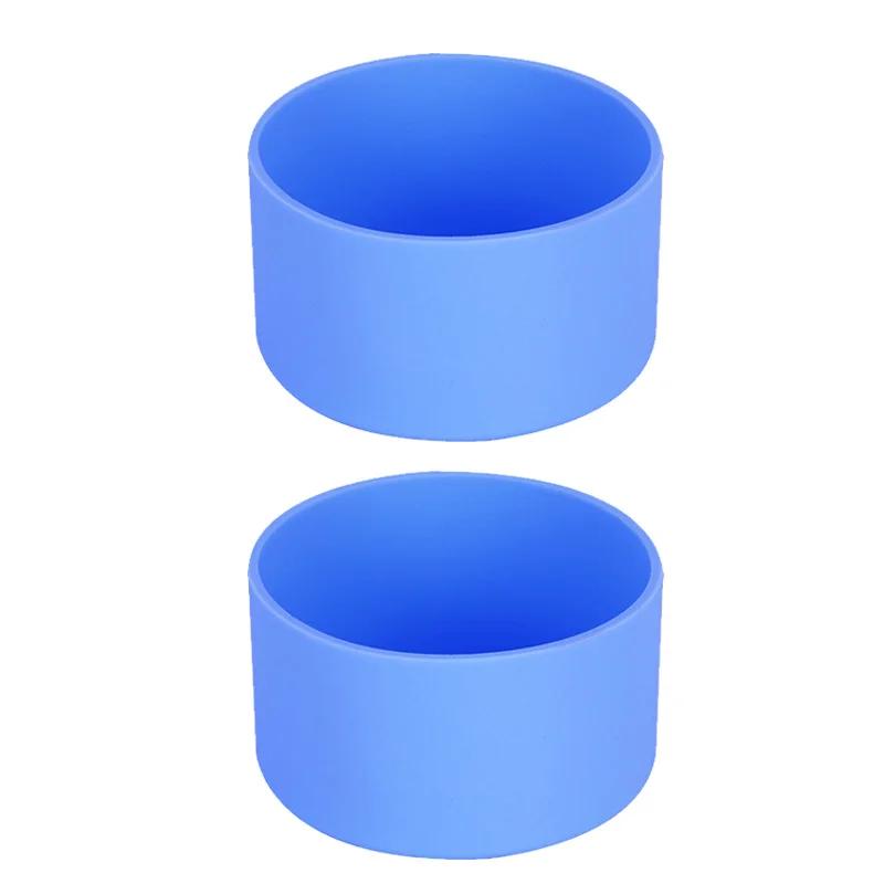 2 st Silikonskydd Halkskydd Stövelbotten Ärm för Stanley Tumbler Mugg Rostfritt Stål Termosmugg Skyddskåpa