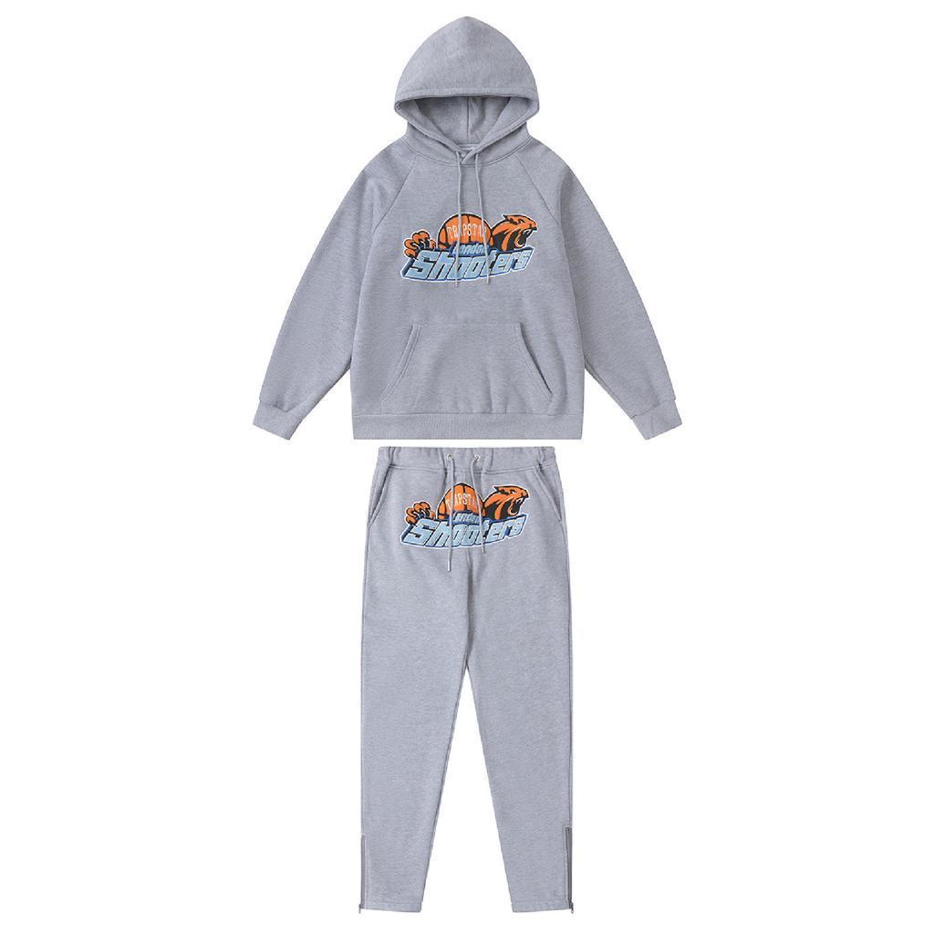 Women's Jogging Suit Long Sleeved Hoodie Long Pants Sports Pants Two-piece Set