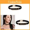 Geometric Style Womens Hip Hop Circle Choker Necklace For Fashion Casual Wear