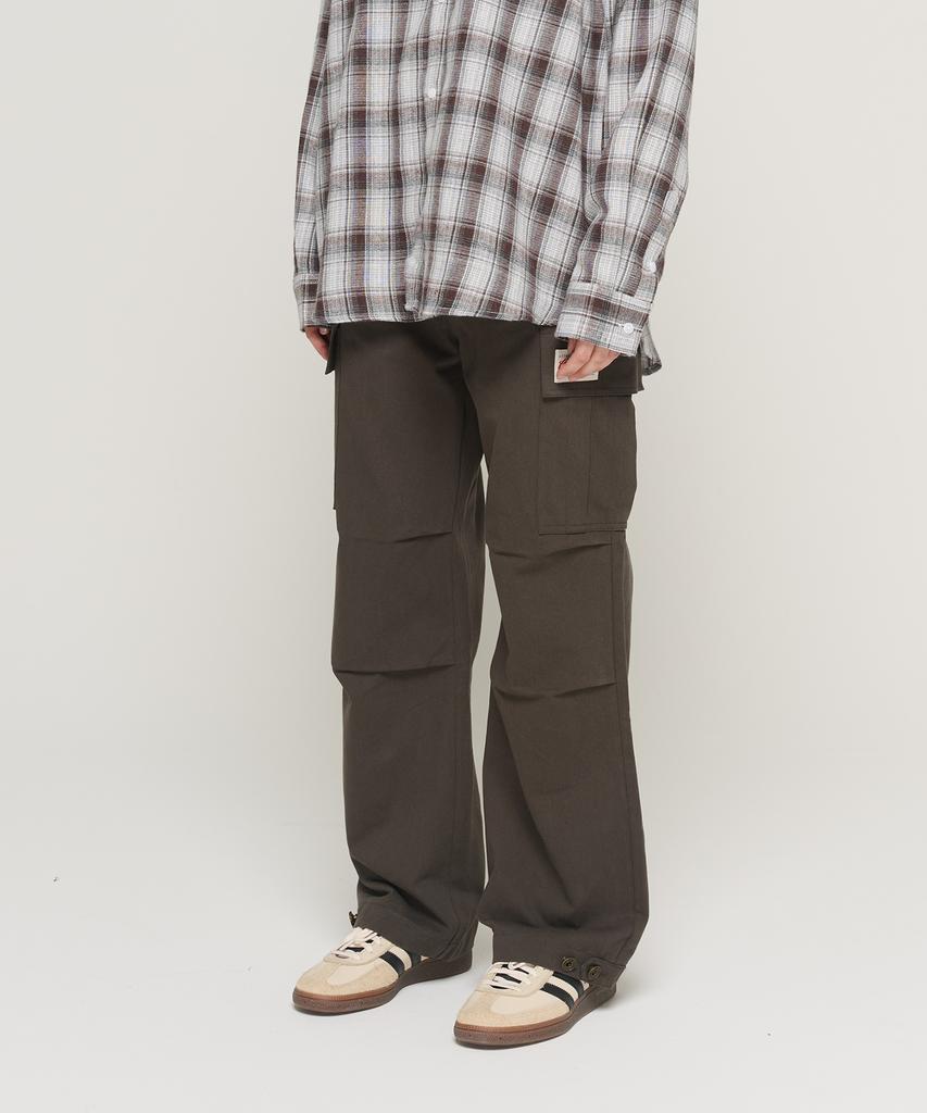 CARGOBROS FOR WOMAN Utility Work Cargo Pants (Brown)