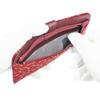 Indenya Inden Long Wallet, Large, Thin Deerskin, Red with White Lacquer, Dragonfly Pattern, 2107-13-008
