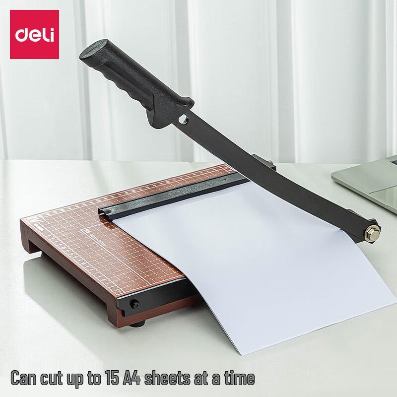 Deli A4/A3 Wooden Paper Cutter