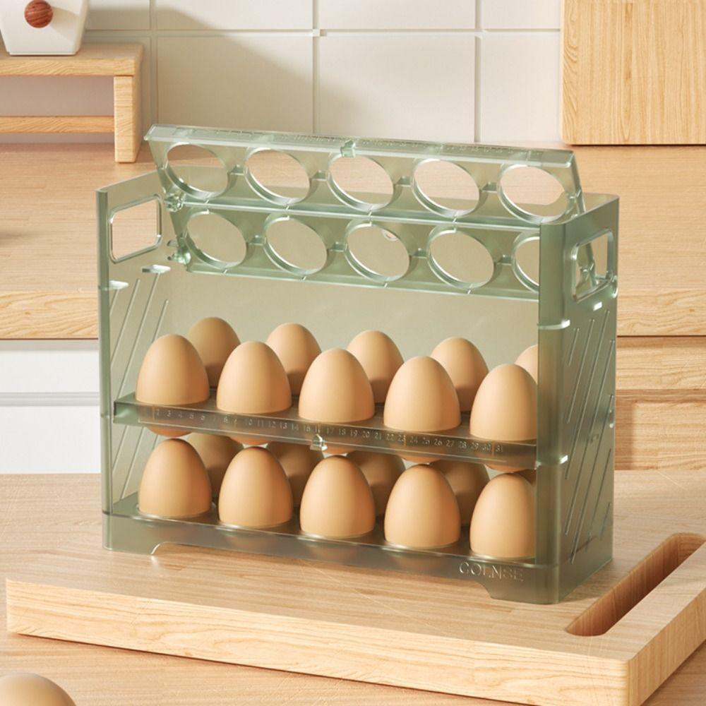 Küchenaufbewahrung Eierbox Klappbare Aufbewahrungsbox Neues Aufbewahrungsregal Eieraufbewahrung