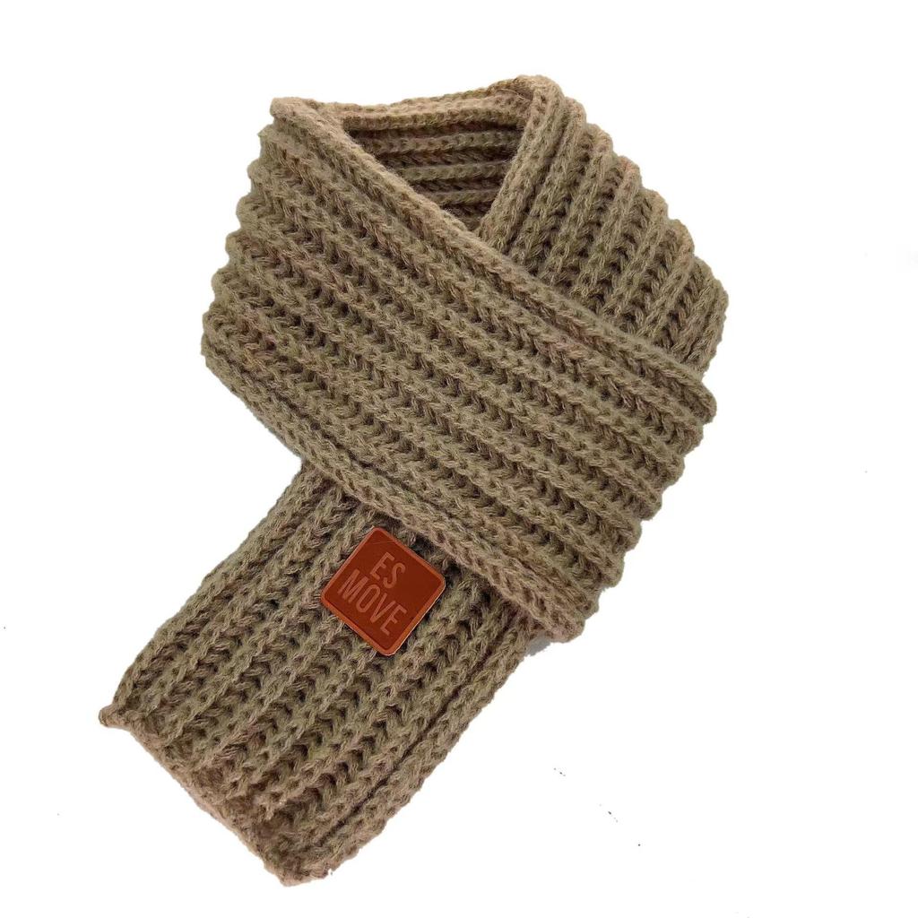 Roztomilá pletená šála v korejském stylu pro miminka a děti - Podzimní/zimní nákrčník