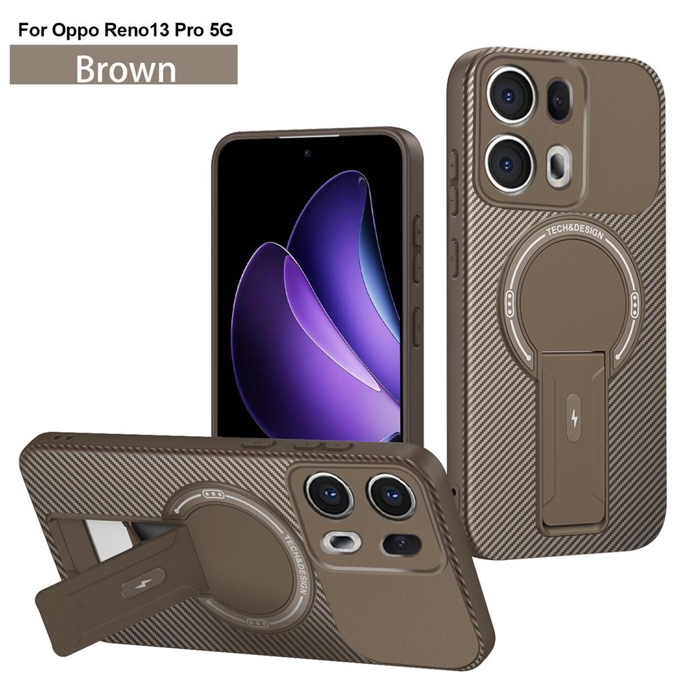

Противоударный чехол-броня с подставкой и магнитным держателем для OPPO Reno 13 13F Reno13 Pro Reno13F 5G с поддержкой беспроводной зарядки Magsafe For Reno 13F