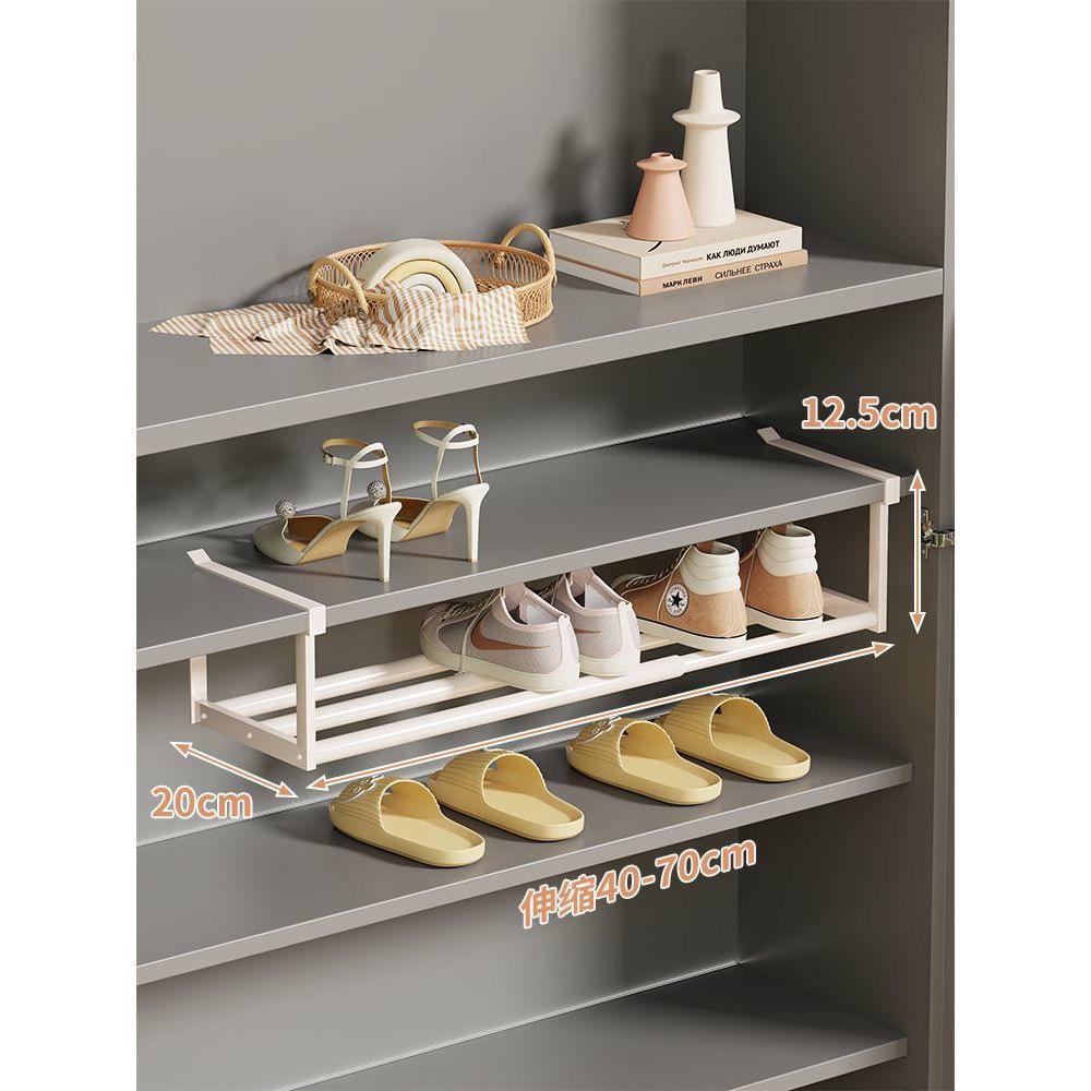 

Обувной шкаф: Безударный, Компактный, Выдвижной, Многоярусный Органайзер для обуви для Подвесного хранения в Черно-белом цвете As Shown