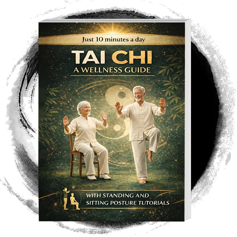 Tai Chi Book for Seniors & Beginners Low-Impact Joint-Friendly Exercises Suitable for Thick Lay-Flat Guide with Standing New
