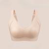 Big Breasts Look Small Nude and Comfortable Bra Seamless No-rims Breast-locking and Fat-locking Underwear