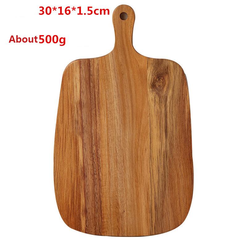 Solid Wood Chopping Blocks Cheese Board Outdoor Camping Portable Fruit Board Acacia Mangium Cutting Board Wood Deli Board