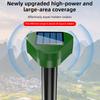 4pcs a Set Solar Bird Repeller Waterproof Orchard Farmyard Snake and Rat Exterminator Outdoor Ultrasonic Animal Repeller