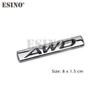 New Car Styling 3D AWD 2.0 2.5 Skyactive Metal Chrome Zinc Alloy Emblem Car Body Badge Sticker for Mazda 3 CX-3 CX-5 RX-8 RX-5