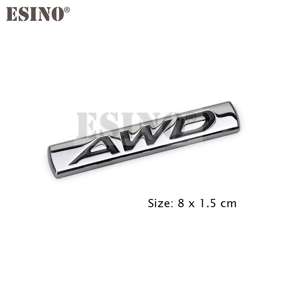 New Car Styling 3D AWD 2.0 2.5 Skyactive Metal Chrome Zinc Alloy Emblem Car Body Badge Sticker for Mazda 3 CX-3 CX-5 RX-8 RX-5