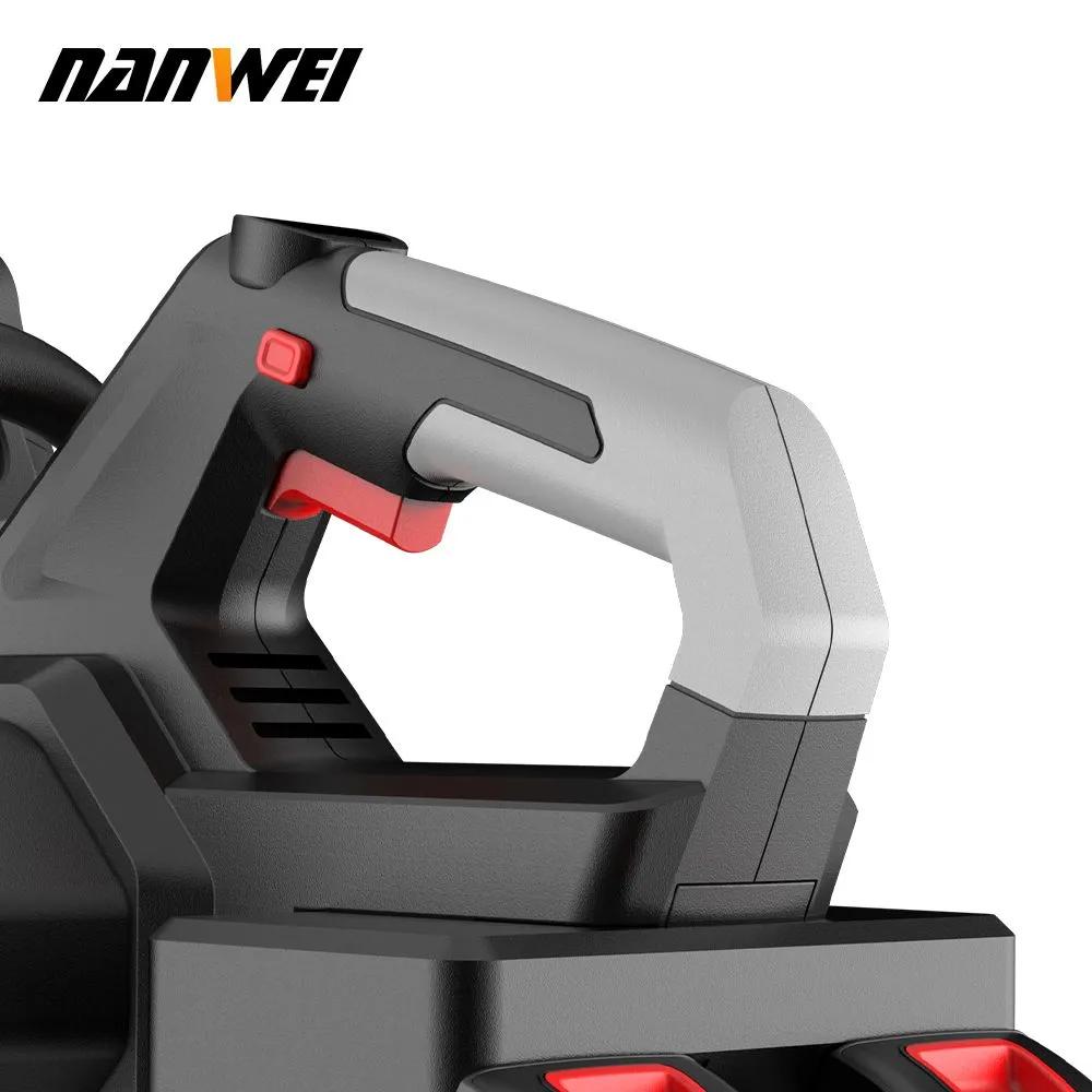 NANWEI Σετ Ηλεκτρικού Αλυσοπρίονου 16 ιντσών, Υπαίθριο Μίνι Αλυσοπρίονο με Κινητήρα Χωρίς Ψήκτρες, Επαναφορτιζόμενο Αλυσοπρίονο Logging Μονοχείρος με Μπαταρία Λιθίου