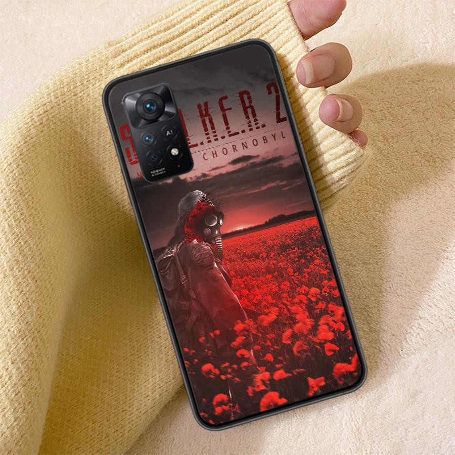 

Чохол для телефону Stalker Для Redmi Note 13 14 15 Pro Plus 12 13C 12C 15C 9 10 10C 9T 9C 9A ТПУ М який Чохол Прозорий Чохли для Телефону Ударостійкий Note 14 Pro Plus