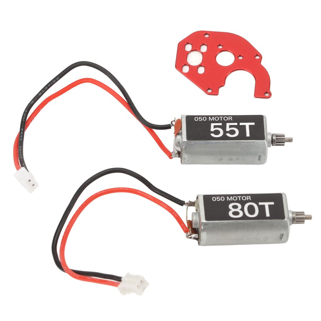 55T 80T RC Motor High Torsion Brushed Motor Replacement for AXIAL SCX24 124 RGT RC Crawler Car