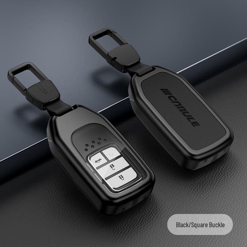 Honda Key Cover: Metal & Leather Case for 10th Gen Accord, CRV, Avancier, Odyssey, Civic