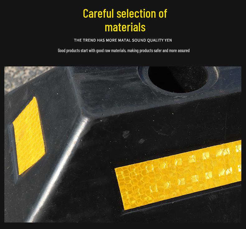 Solid Thickened Anti-Collision Parking Stopper