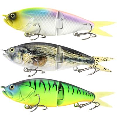 Multi-Section Artificial Fishing Baits Fishhooks Jointed Swimbait Crankbait Fishing Realistic 3D Sink Swimming Baits