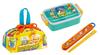 Skater Toy Story 23 Antibacterial Dishwasher Safe Soft Lid Tight Lunch Square 450ml Lunch Chopsticks and Chopstick Case Lunch Drawstring Toy Story