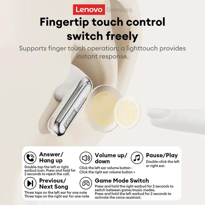 Original Lenovo LE230 Wireless Earphones Bluetooth 6.0 In Ear Earbuds Stereo Sport ENC Call Noise Reduction TWS Headphone Waterproof Mic Earbuds