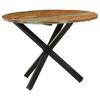 Day and Night - Day and Night Round Solid Recycled Wood Dining Table 100x100x75 Cm