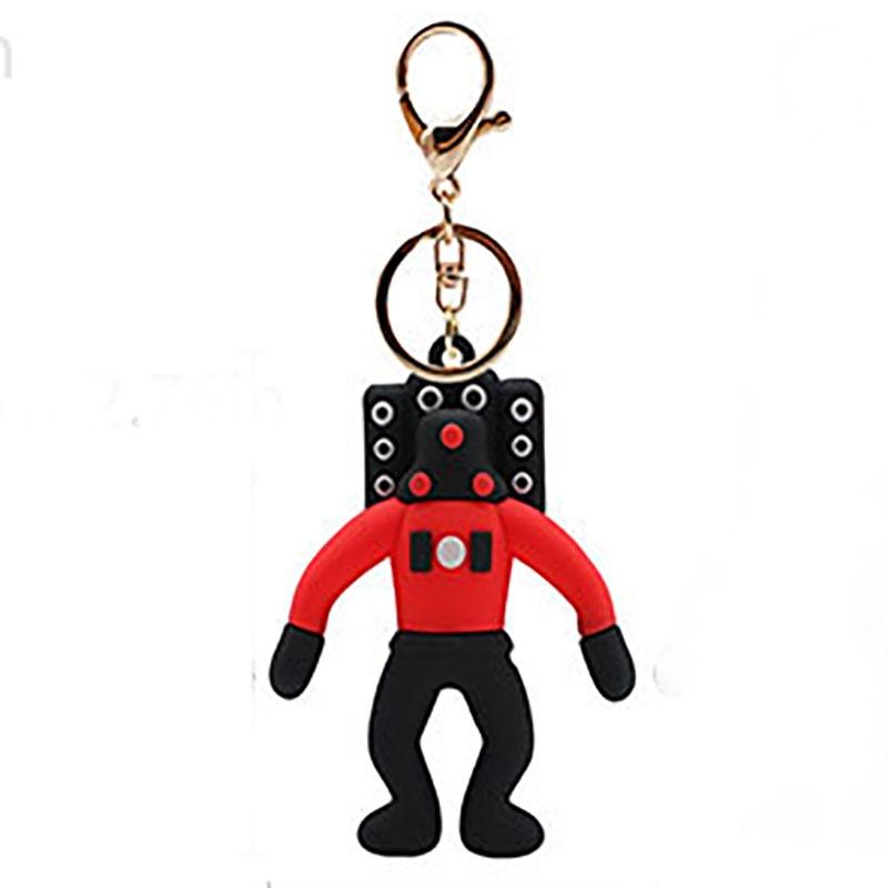 Stylish Dba Skibidi Toilet Pvc Keychain With Multiple Color Options Suitable For Various Occasions
