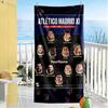 Atletico Madrid Customizable Name Beach Towel Quick-Dry Soft Microfiber Portable for SwimmingBeachCamping Travel Beach AccessoriesGym