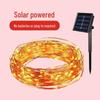 LED Solar Copper Wire Fairy Lights for Outdoor Courtyard Decoration