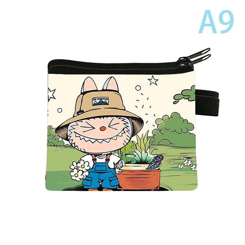 1 PC New LaBuBu Cute Cartoon Coin Purse Wristlet Bag Cartoon Wallet Mini Zipper