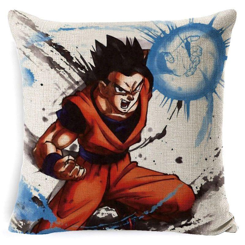 Fronha de Almofada Dragon Ball Incrível Capa de Almofada Quadrada de Desenho Animado Para Sofá Estiloso Decoração de Casa