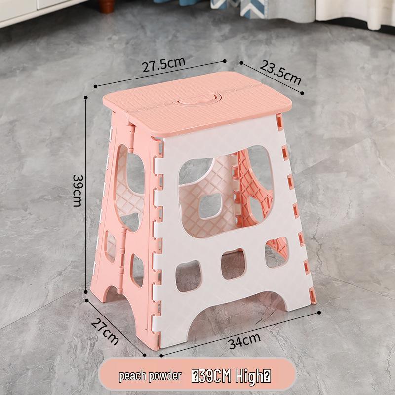 Foldable Thickened Multi-Use Stool: Fishing, Outdoor, Dining, Plastic/High/Low