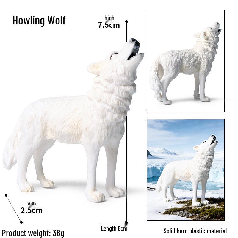 Realistic Arctic Animal Models Toys: Polar Bear, Beluga, Seal, Wolf, Snow Leopard, Penguin