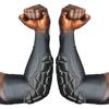 Avivor 2Pcs Padded Elbow Forearm Sleeves Wide Coverage Compression Arm Protective Support For Basketball, Football, Volleyball