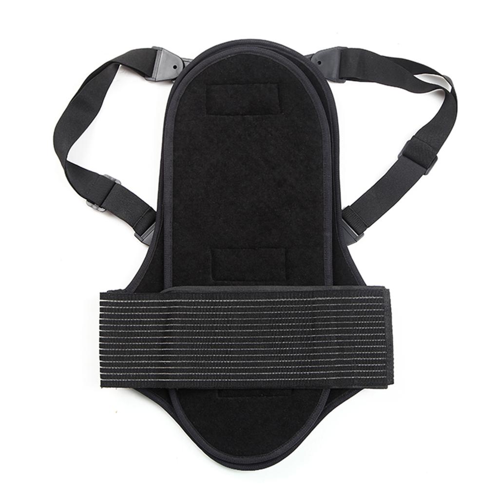 Motorcycle Back Protector Detachable Thick EVA Protection Back Pad Cushion for Motorcycling Mountain Biking Skating
