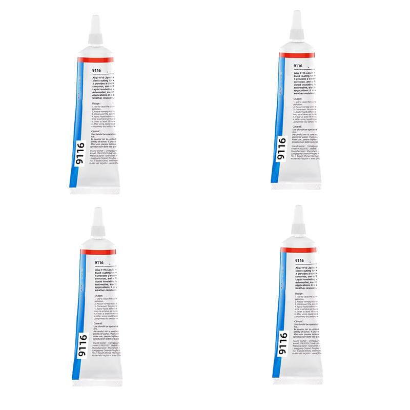 Liquid Waterproof Electrical Tape Epoxy Resin Black Glue Quick Drying Sealant For Wires And Cables Home Use Fix Line Glue