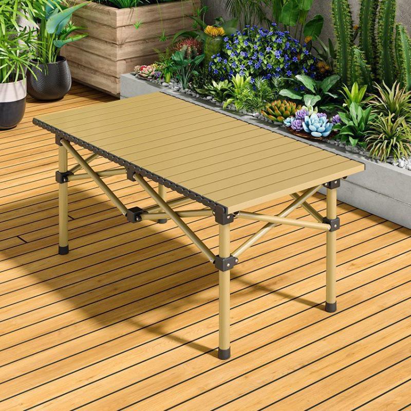 Outdoor Portable Folding Table & Chair Set with Storage Bag - Lightweight Alloy Camping Furniture
