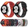 Ersatzarmbänder Kompatibel für Samsung Galaxy Watch5 Zweifarbiges Weiches Silikon-Armband Verstellbares Armband für