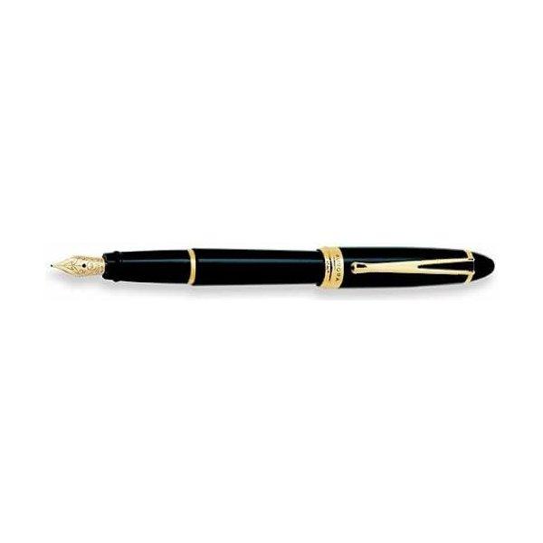 

00123 AURORA IPSILON DELUXE BLACK Fountain Pen 14KT GOLD NIB B12/N-M