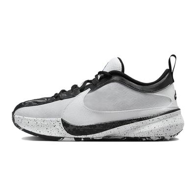 Zoom Freak 5 GS Oreo Buty Sportowe dla Dzieci Białe Czarne Foto-Niebieskie DZ4486-100