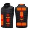 Unisex Smart Heated Vest with 21-Zone Temperature Control for Winter