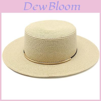 Classic Irish Straw Hat With Wide Brim For Summer Sun Protection And Breathability