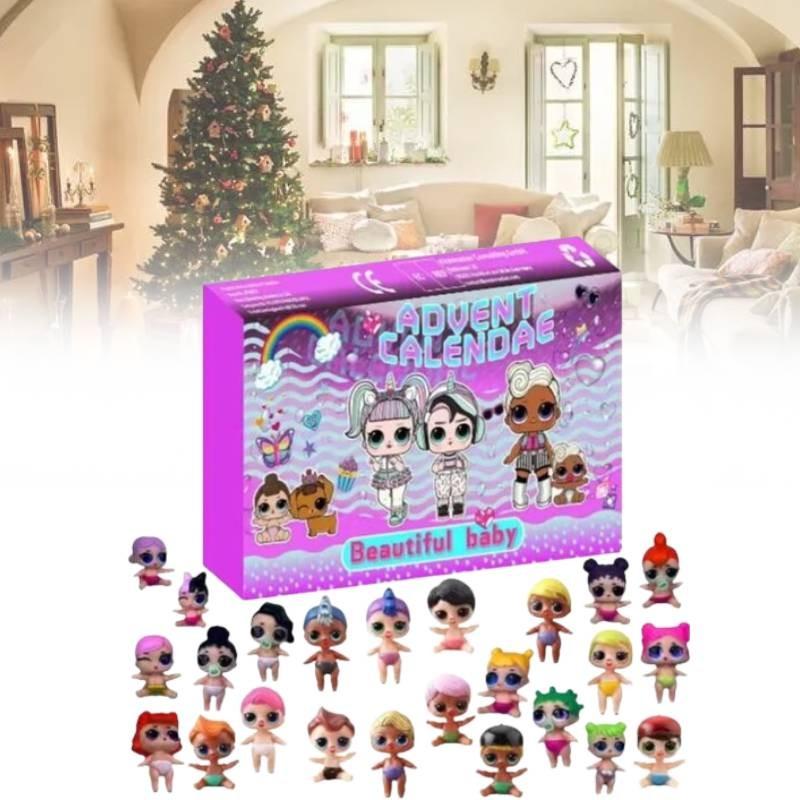 New Festive Christmas 24 Day Countdown Blind Box Advent Calendar Gift For Kids