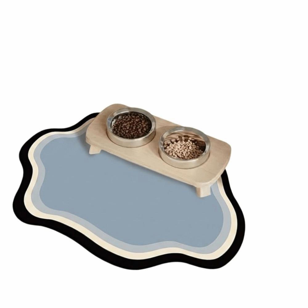 Spill-Proof Pet Mat Water Absorption Pet Feeding Mat Cat Bowl Mat  Pet Feeding Station