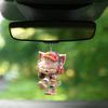 Acrylic Cat Car Pendant, Acrylic Cat Ornament | Acrylic Cat Ornament Car Rearview Mirror
