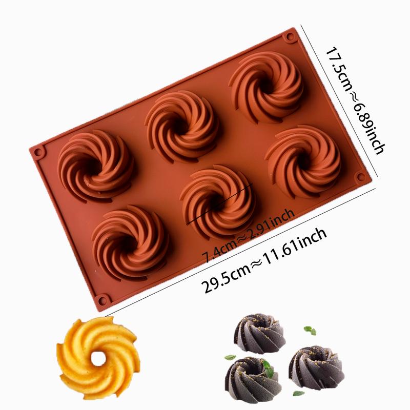 Round Mini Muffin Silicone Mold DIY Cupcake Cookies Fondant Baking Pan Non-Stick Pudding Steamed Cake Tool Pastry Donut Mold